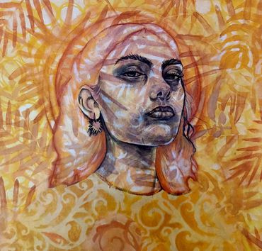 Ciudando El Sol 
20 x 20  
Mixed-media 