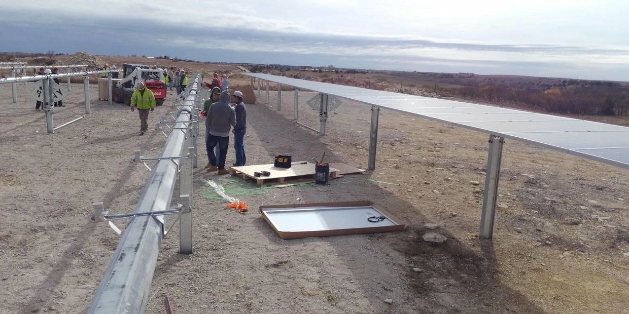 Training and solar installations
