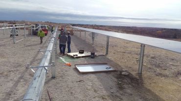 Local jobs, solar panels, technical training