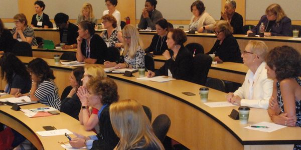 Seminar full of diverse women