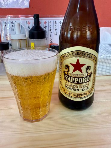 Japan - A nice beer with raw fish 8/10