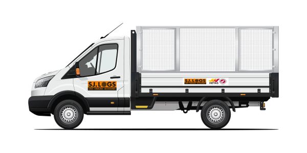  J Logs delivery van