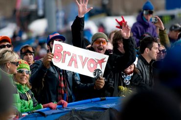 Fans Celebrate at X-Games.