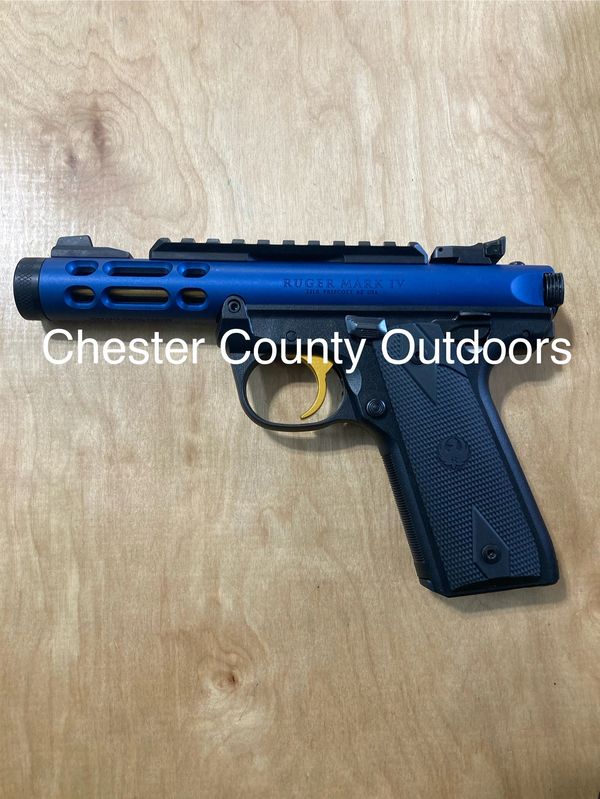 Ruger Mark IV 22/45 Lite 22LR 4.4" 10rd Gold Trigger Blue Anodized Finish - LINK
11/20/25