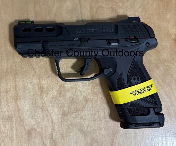 ruger Security-380 380ACP 3.42" DA,, 380 ACP, 3.42" fIBER OPTIC FRONT MANUAL SAFETY , 2mags,