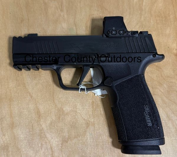 Sig Sauer 365XCA9COMPRXX P365 XMacro w/Optic 9mm 17rd, 3.10" Integrally Compensated/OR/, Sig ROMEO-X