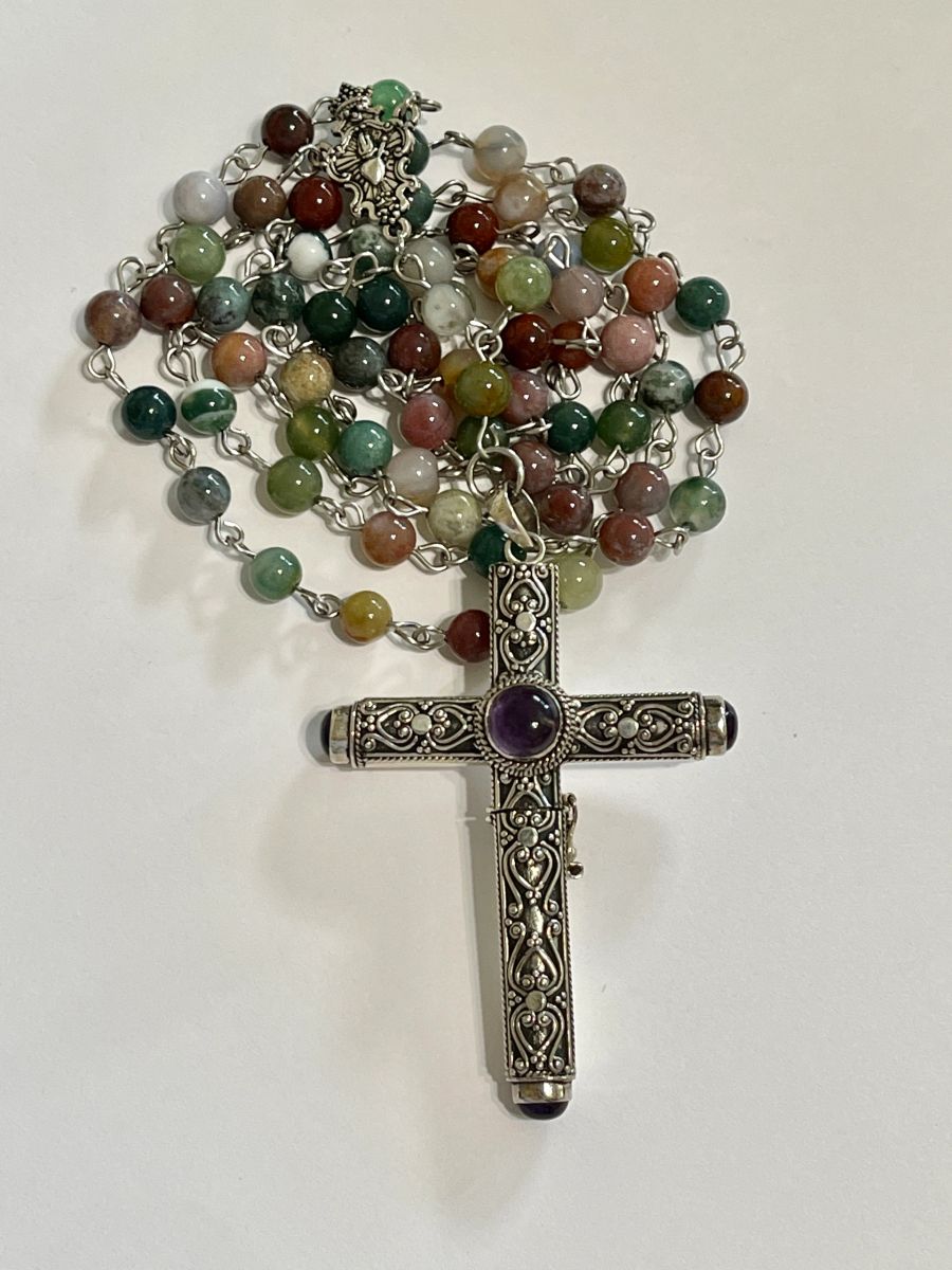 Cruel Intentions Stash Cross - 925 Sterling Spider Heart Design with ...