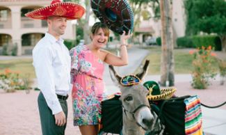 Wedding Donkeys and Beer Burros make the best pics!