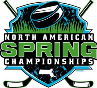 Logo for the North American Spring Ice Hockey Championships.