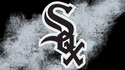 Chicago White Sox logo with smoky background.