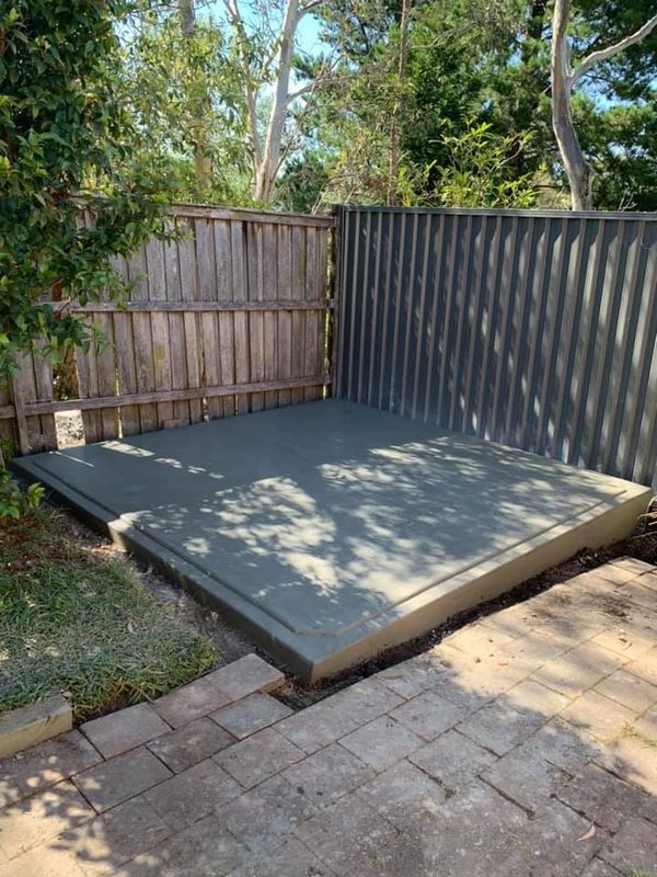 Garden rebate shed slabs to suit your needs 