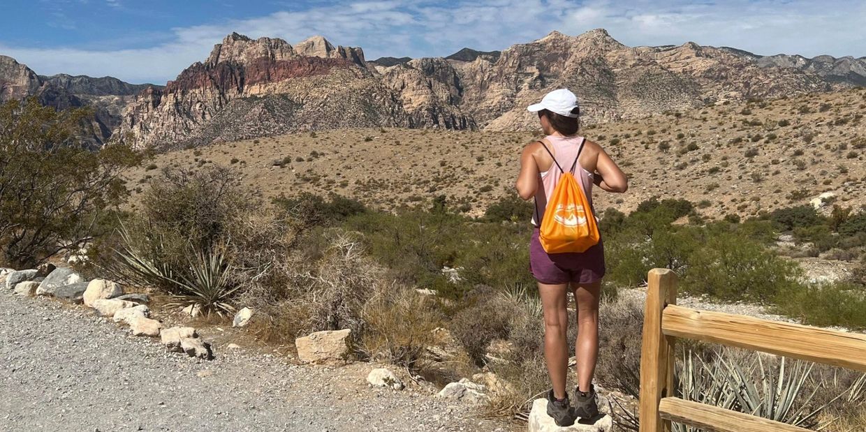  Red Rock Canyon National Conservation Area. Heading to Calico Tanks Trail