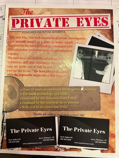 The Private Eyes investigative and surveillance services