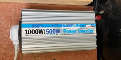 230v Power inverter instal.