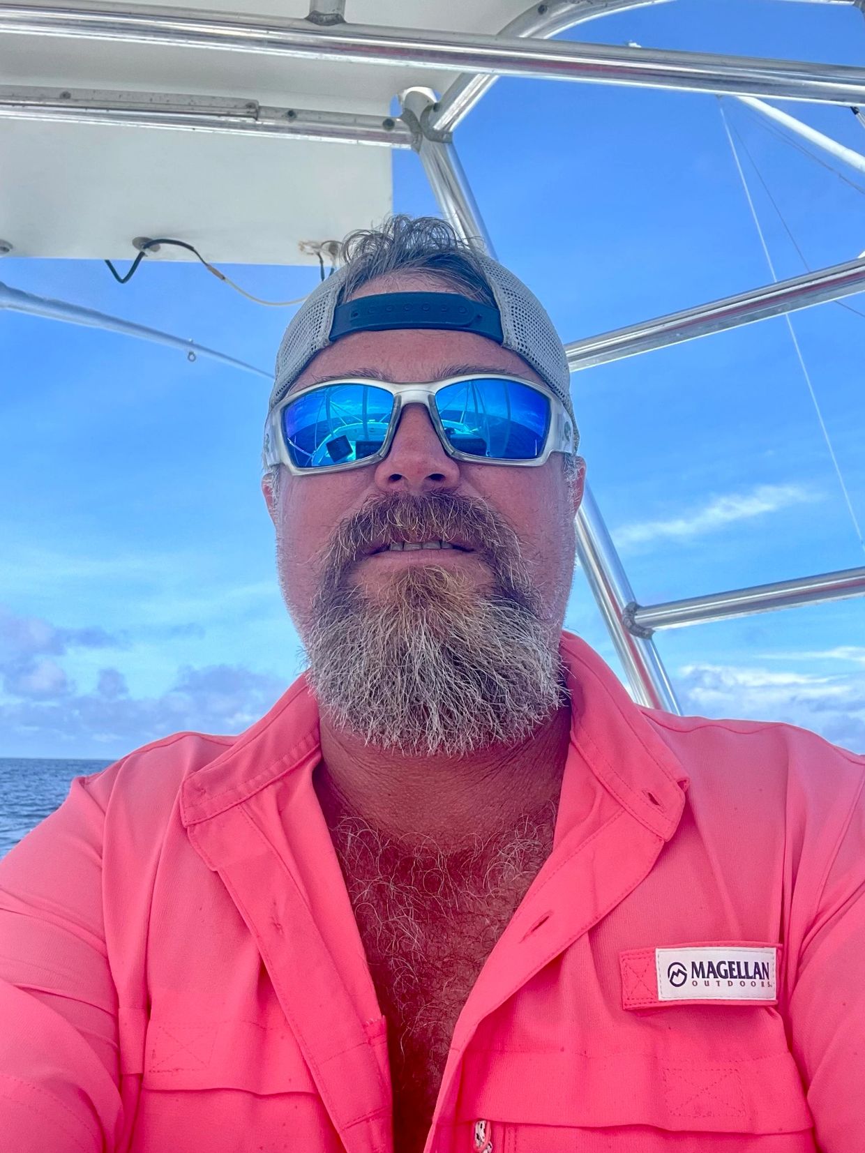 Captain Tim Baxter on the Charter Boat Hard Charger out of Destin, FL