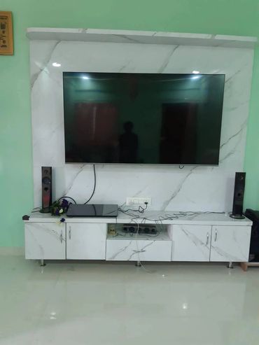 60" LG TV FIXING ON WOODEN CABINET