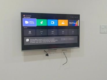 55" ONE PLUS TV WALL MOUNTING