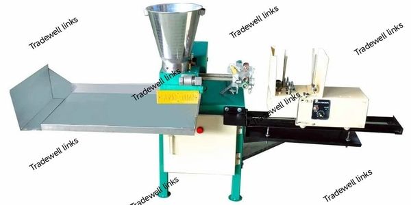 Industrial dough sheeter and cutter machine for bakery use.