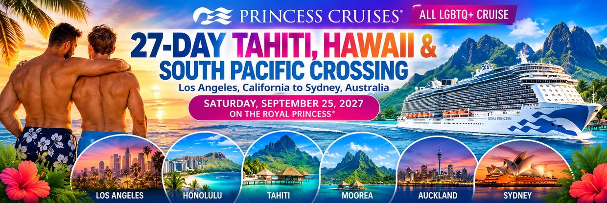 Los Angles to Sydney Gay Cruise 2027 