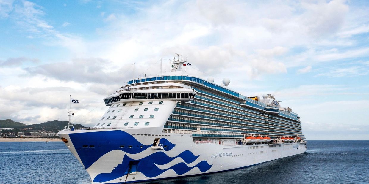 Majestic Princess cruising the Irish Sea with the Gay Ireland and England Cruise 2027