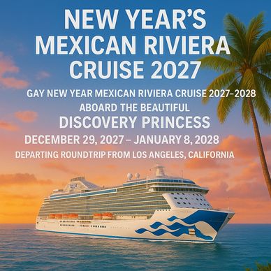 2027 New Year's Mexican Riviera Cruise from Los Angeles California December 29 to January 8th 2028