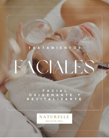 Tratamiento facial revitalizante en spa.