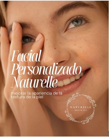Promoción de facial personalizado Naturelle para mejorar la piel.