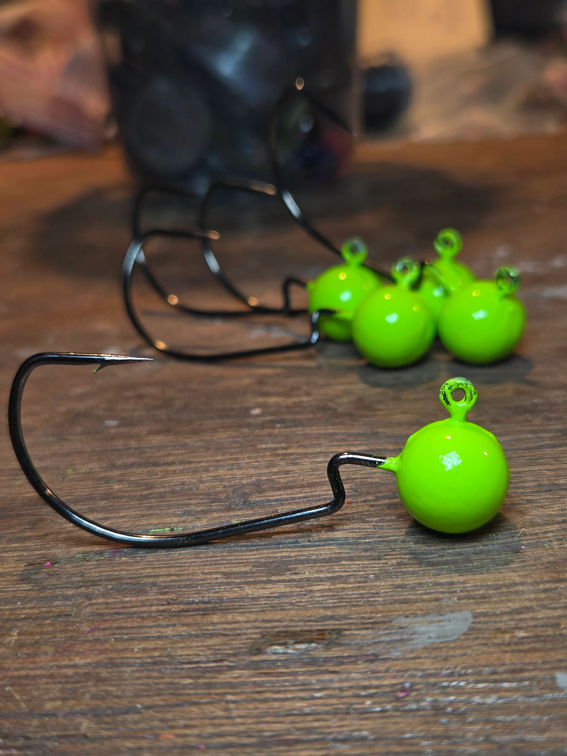 3/8oz Chartreuse Structure Bomb 2ct