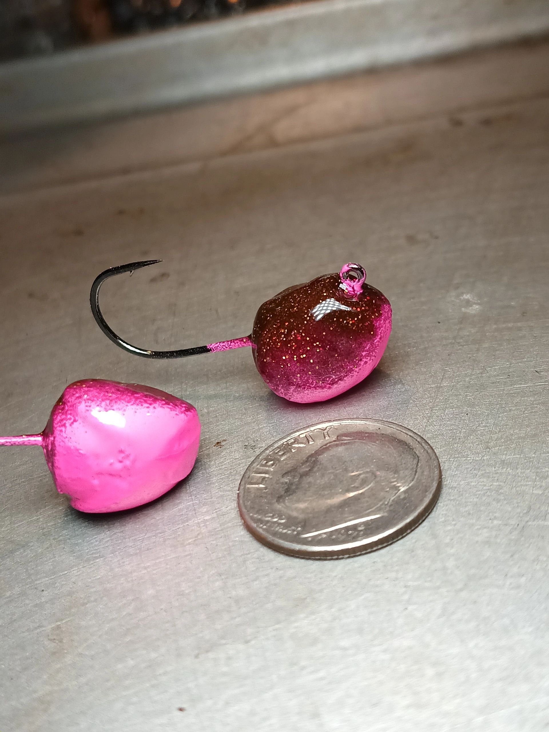 3/8oz Pink Crab SurfHead 2ct