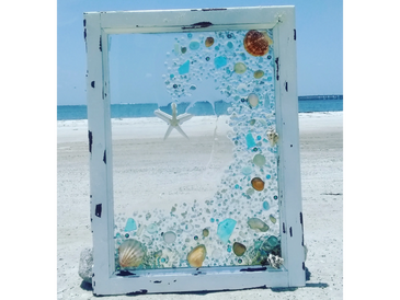 Resin Beach Art using epoxy  resin 
