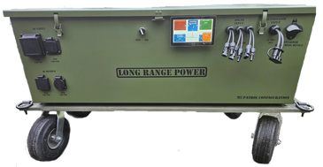 flagship product is the P240 and provides up to 12kW@120/240VAC coupled to 15kWh of long endurance 