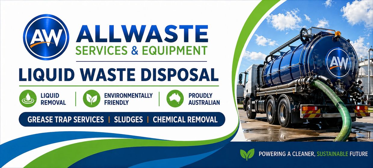 AllWaste Services &amp; Equipment specializes in liquid waste disposal with eco-friendly, Australian-made solutions.
