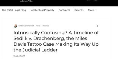 Article title on Sedlik v. Drachenberg legal case timeline.