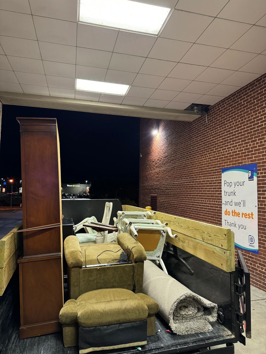 donation delivery, donation dropoff gettysburg, pa, furniture transport
