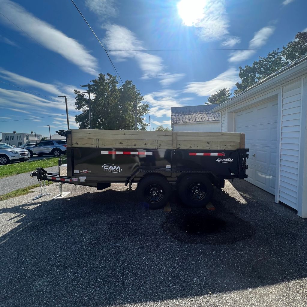 2023 Cam Superline 6x12 10,000 lb Dump Trailer for Rental near Taneytown, MD
