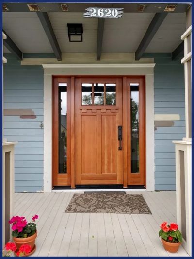 Front Door installs by E Home Improvements.