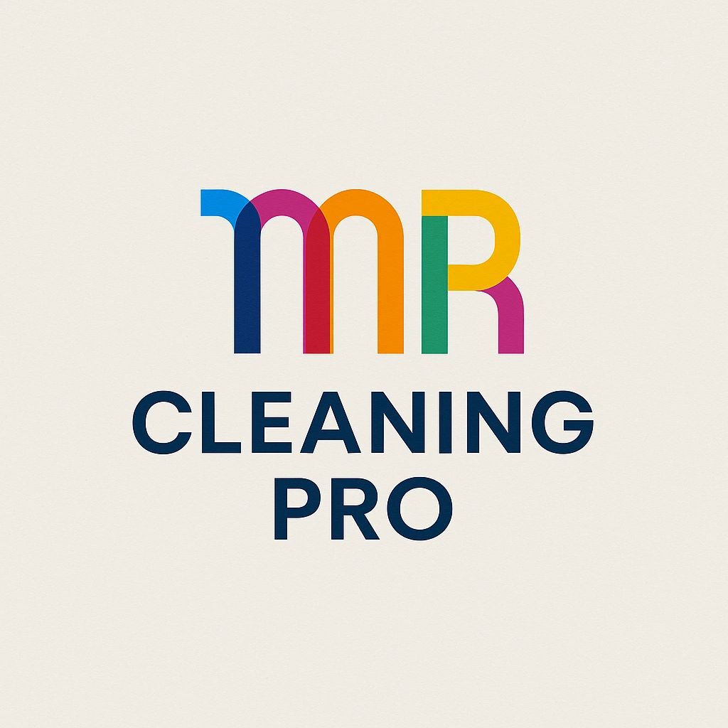 Colorful and modern logo for Mr Cleaning Pro.