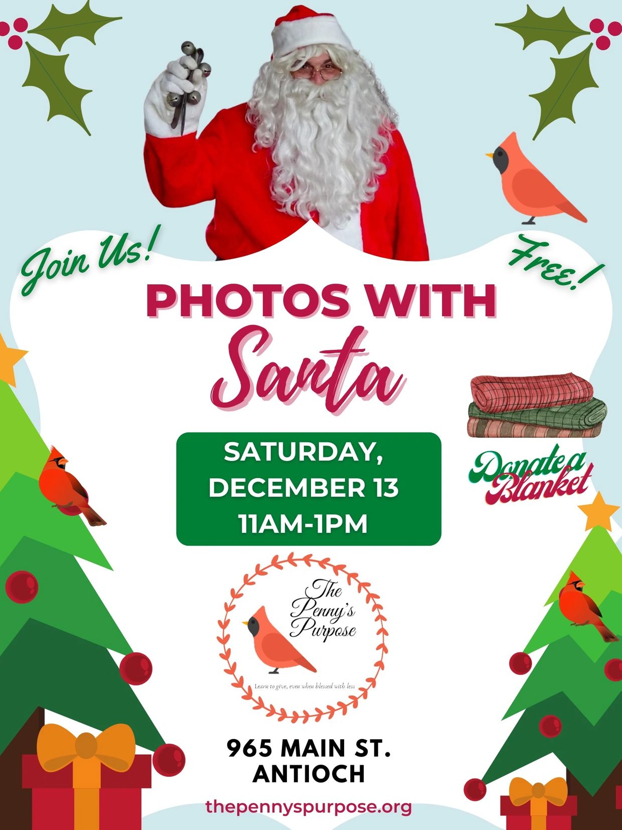 Photos with Santa! 