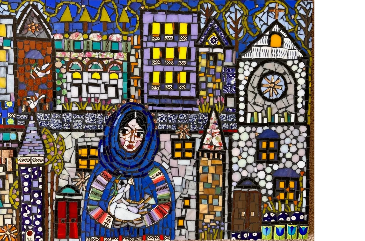 
The Peace Pilgrim represents the journey to discover peace and harmony among world cultures. The ch