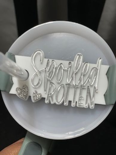 Let your personality shine with personalized toppers for your 20,n30 or 40 OZ 'tumblers.