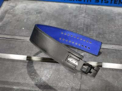 13mm Premium Weightlifting Lever Belt - Black - HUSTLERS ONLY PK