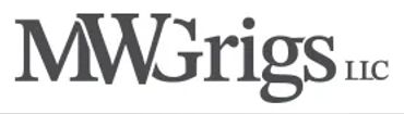 Black and gray logo with text 'MW Grigs LLC' on white background.