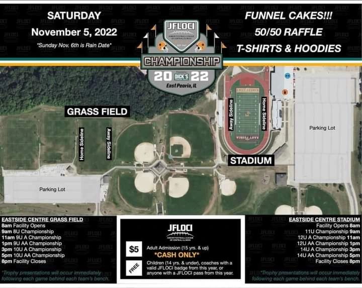 FARMINGTON JFL 9U CHAMPIONSHIP AND EQUIPMENT TURNINS