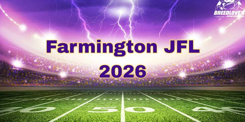 Farmington JFL 2026 football event announcement.