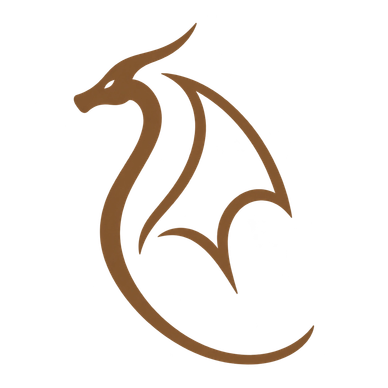 Logo di un drago stilizzato.