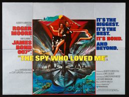 James Bond The Spy Who Loved Me movie poster