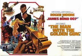 James Bond The Man With The Golden Gun movie poster