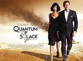 James Bond Quantum Of Solace movie poster
