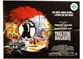 James Bond The Living Daylights movie poster
