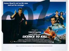 James Bond Licence To Kill movie poster
